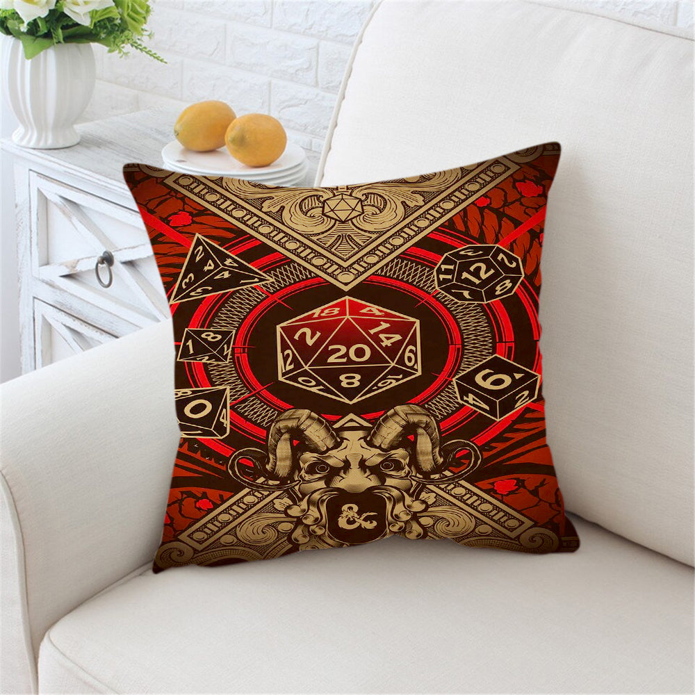 Dungeons and Dragons Pillowcase Room Decor Nearkii