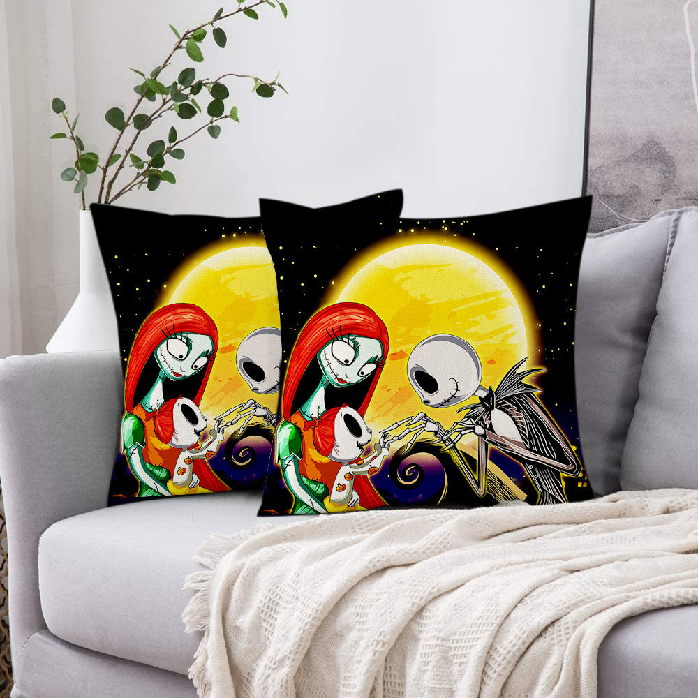 Nightmare Before Christmas Family Cute Pillowcase Room Decor