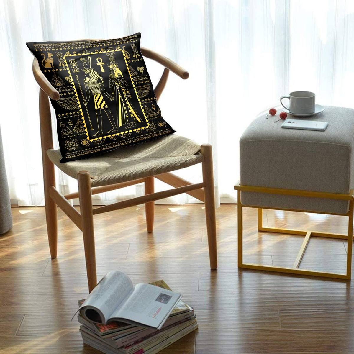 Ancient Egyptian Cute Pillowcase Room Decor Nearkii