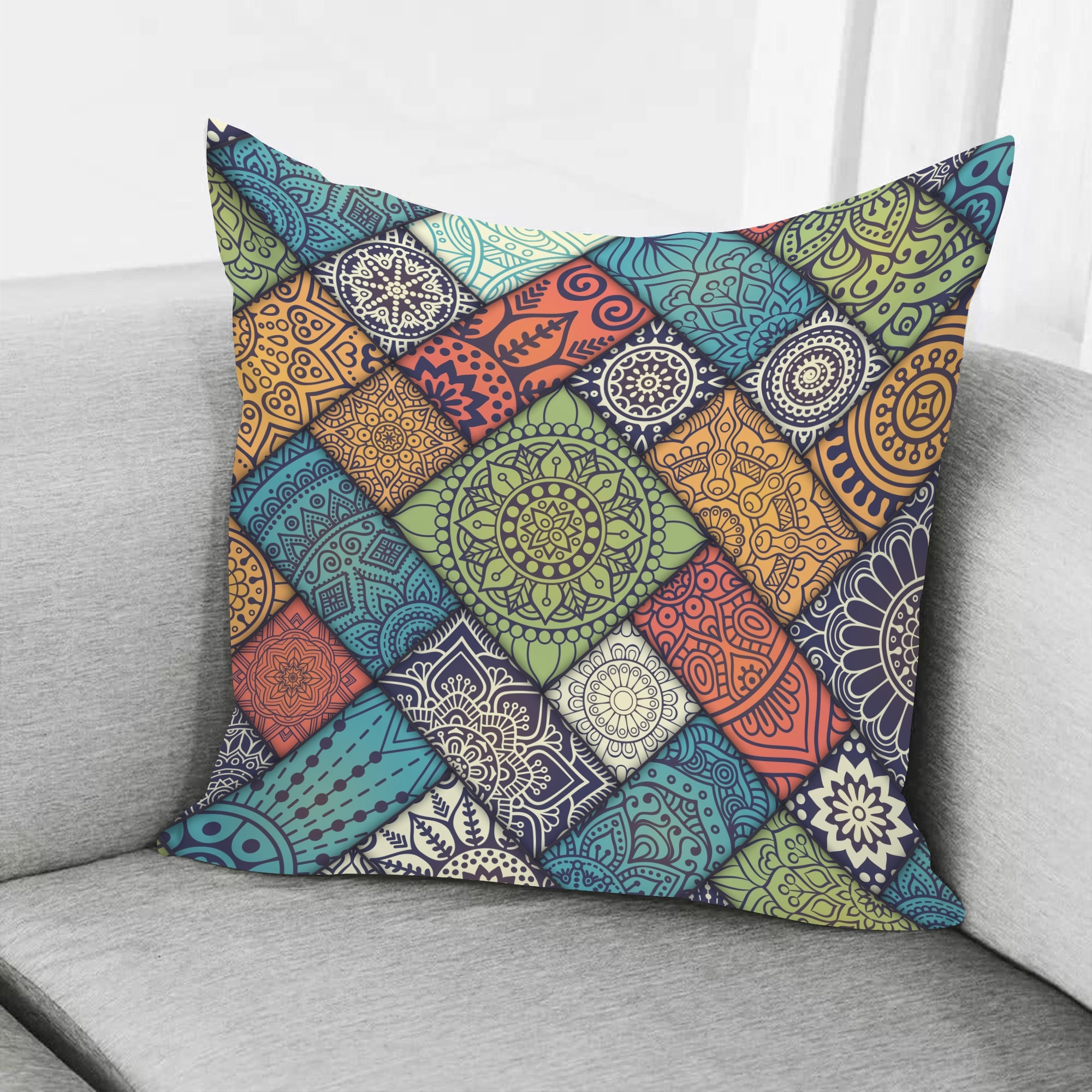 Mandala Pattern Pillowcase Room Decor