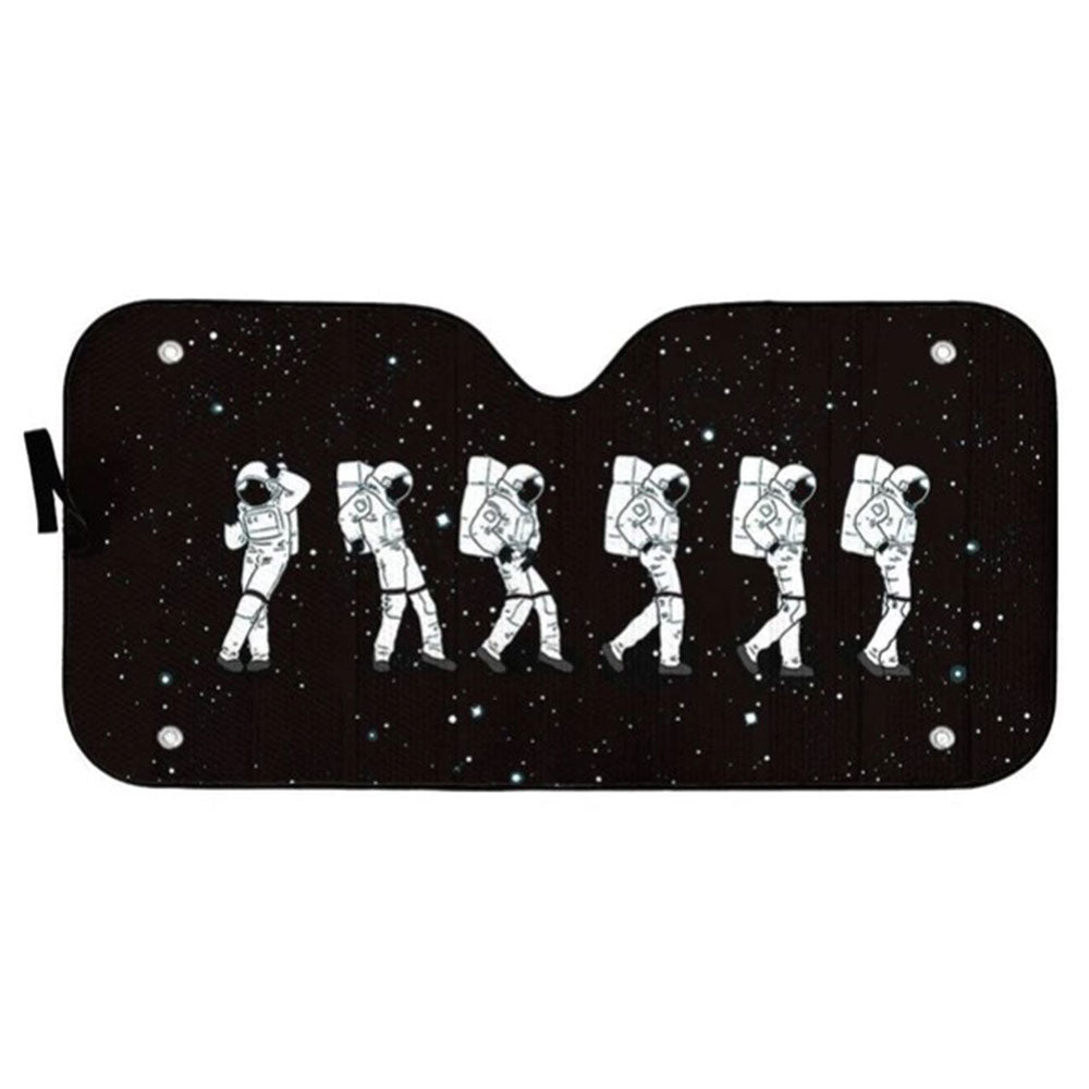 Crotch Grab Moon Walk Astronaut Car Auto Sun Shades Windshield Accessories Decor Gift Nearkii