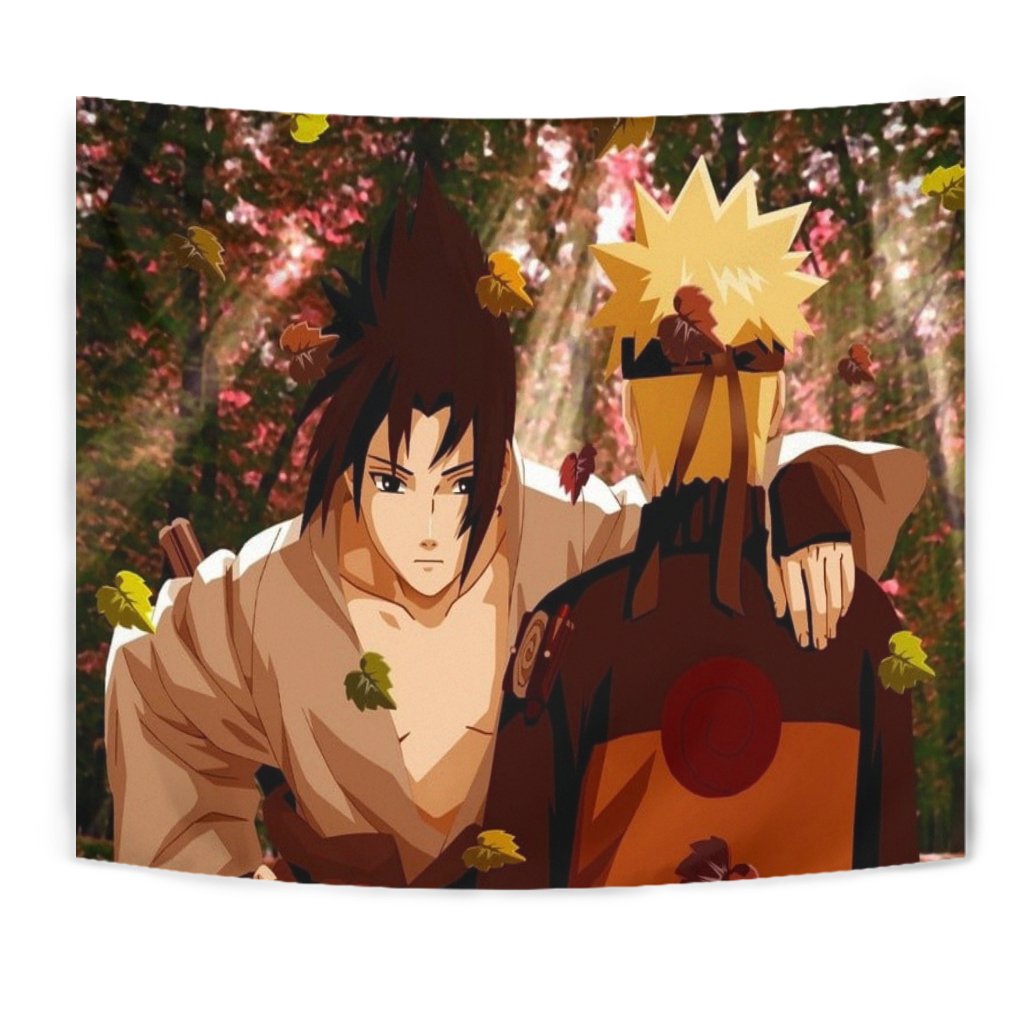 Naruto Sasuke Anime Tapestry Room Decor Nearkii