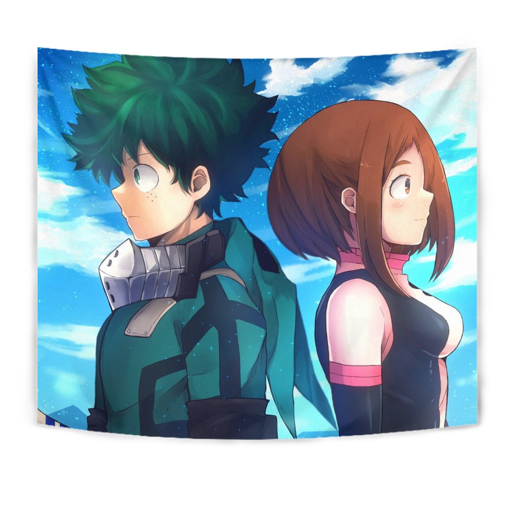 Boku No Hero Academia Couple Anime Tapestry Room Decor Nearkii