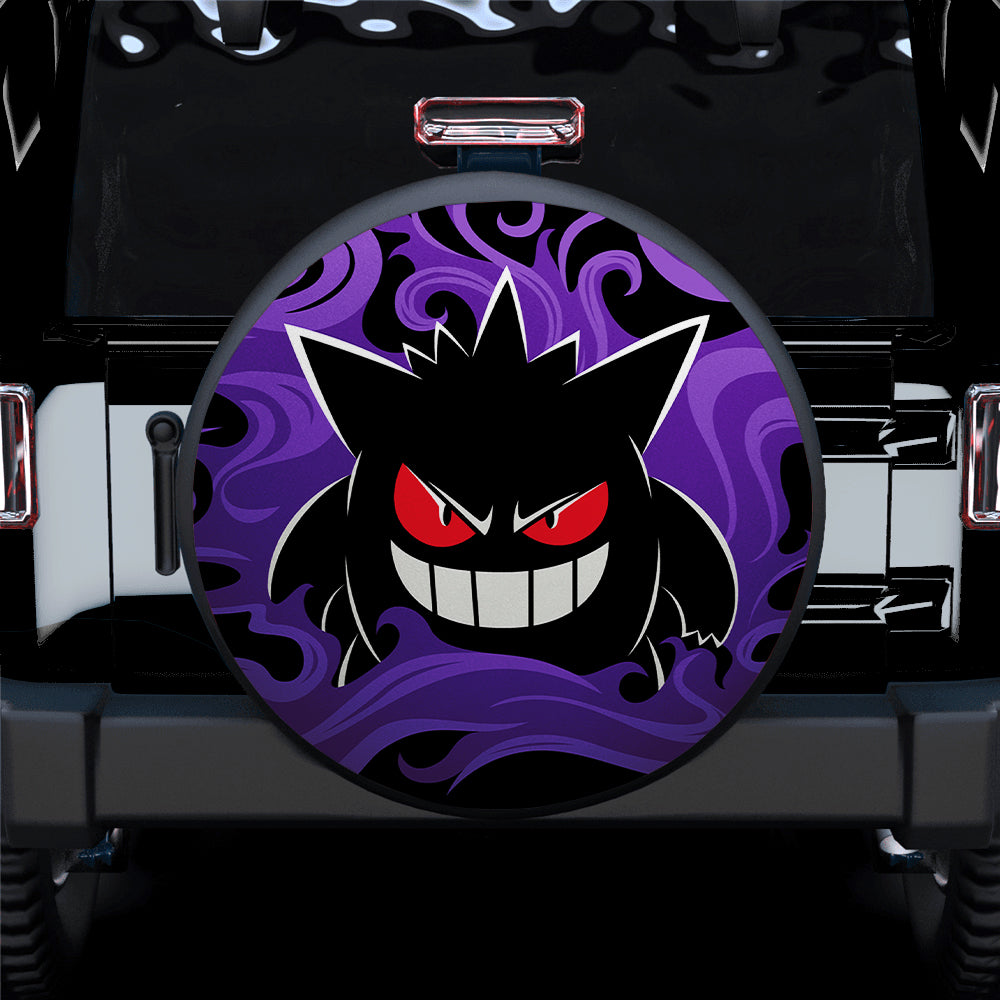 Gengar Pokemon Ghost Car Spare Tire Covers Gift For Campers Nearkii