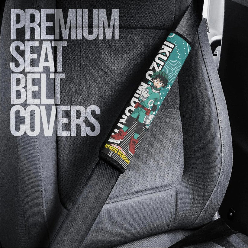 Izuku Midoriya Anime Deku My Hero Academia Car Seat Belt Cover Custom Car Accessories Nearkii