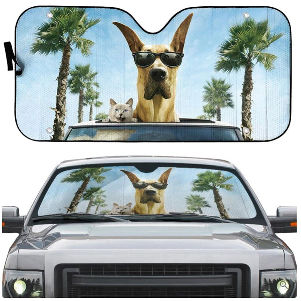 Marmaduke Custom Car Auto Sun Shades Windshield Accessories Decor Gift Nearkii