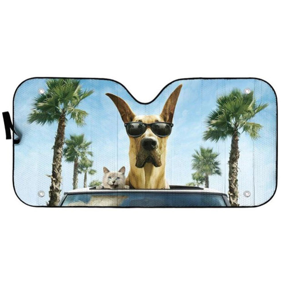 Marmaduke Custom Car Auto Sun Shades Windshield Accessories Decor Gift Nearkii