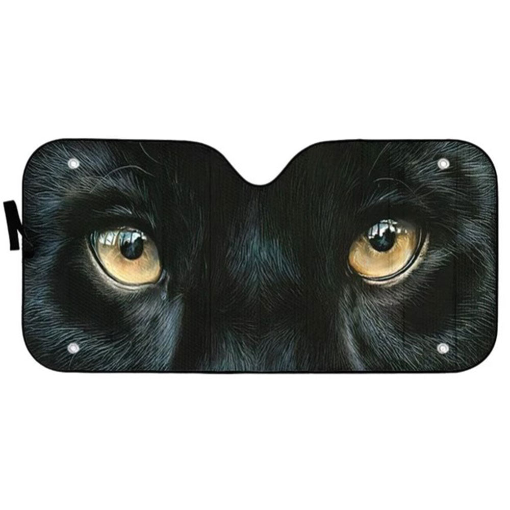 Panther Eyes Car Auto Sun Shades Windshield Accessories Decor Gift Nearkii