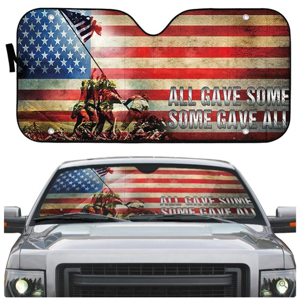 US Veteran Some Gave All Custom Car Auto Sun Shades Windshield Accessories Decor Gift Nearkii