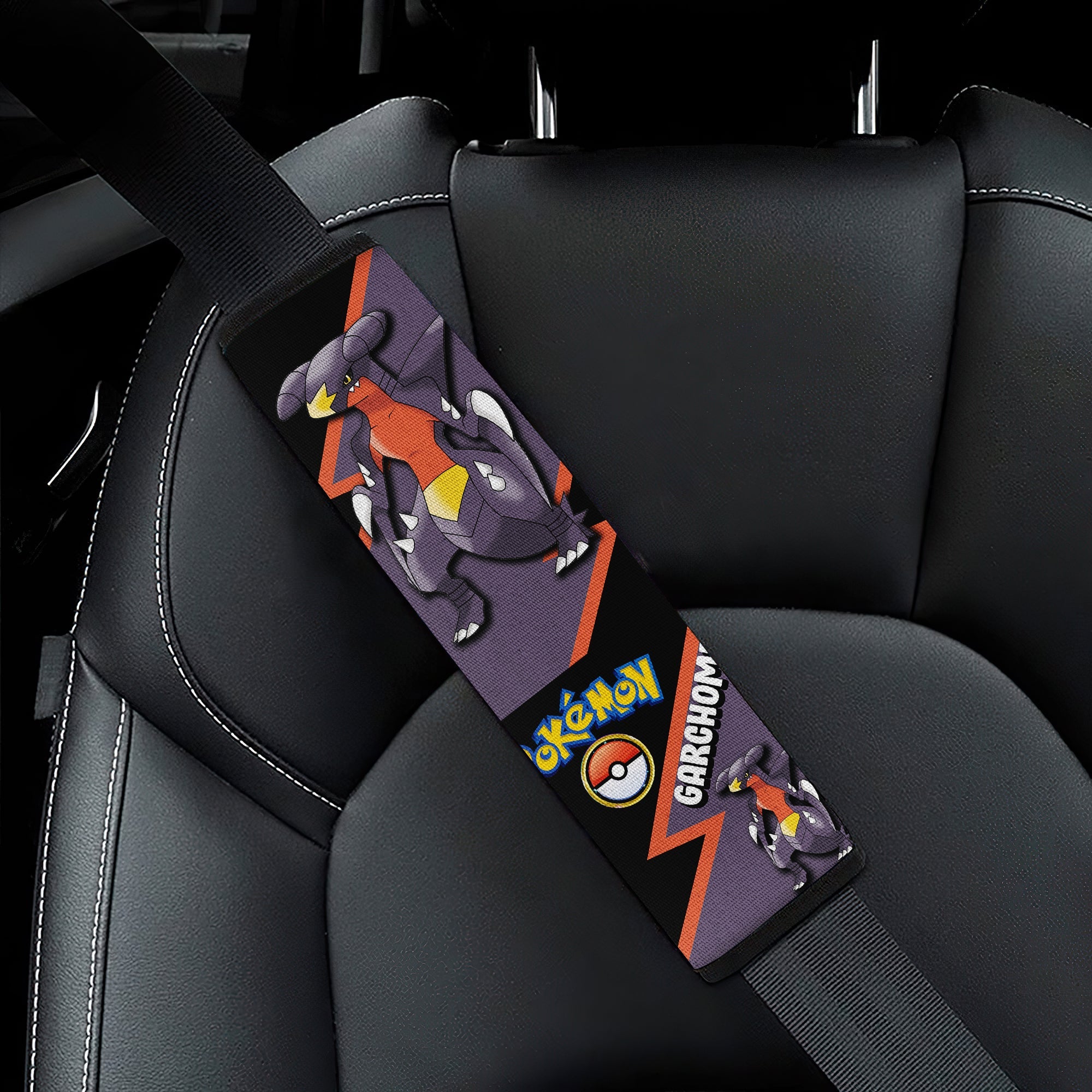 Garchomp car seat belt covers Anime Pokemon Custom Car Accessories Nearkii