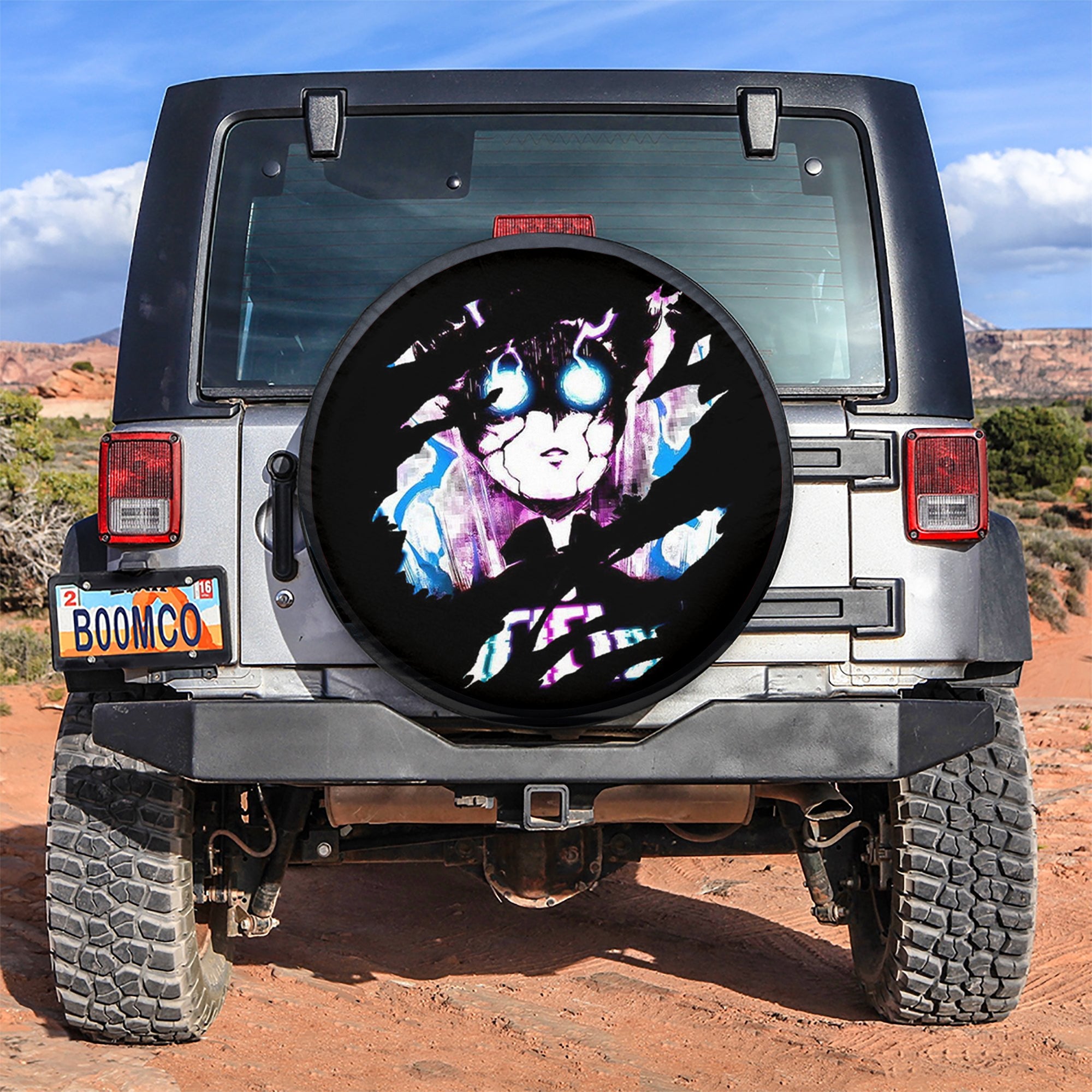 Mob Psycho 100 Anime Car Spare Tire Covers Gift For Campers Nearkii