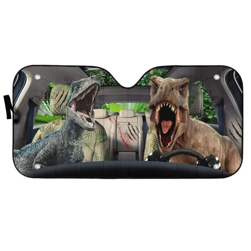 Dinosaur Custom Car Auto Sun Shades Windshield Accessories Decor Gift Nearkii