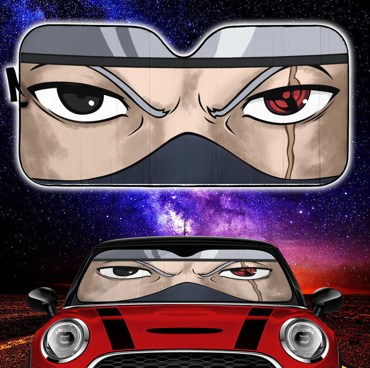 Kakashi Naruto Auto Sun Shades Nearkii