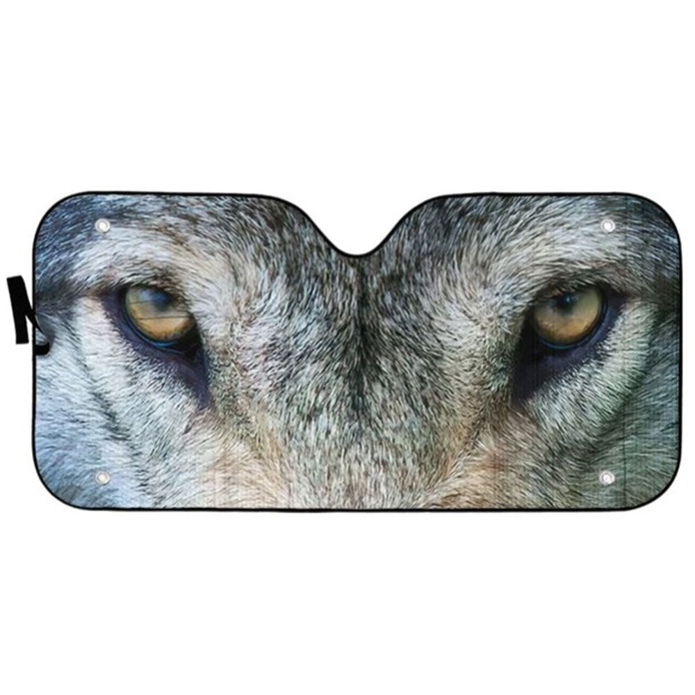 Wolf Eyes Car Auto Sun Shades Windshield Accessories Decor Gift Nearkii