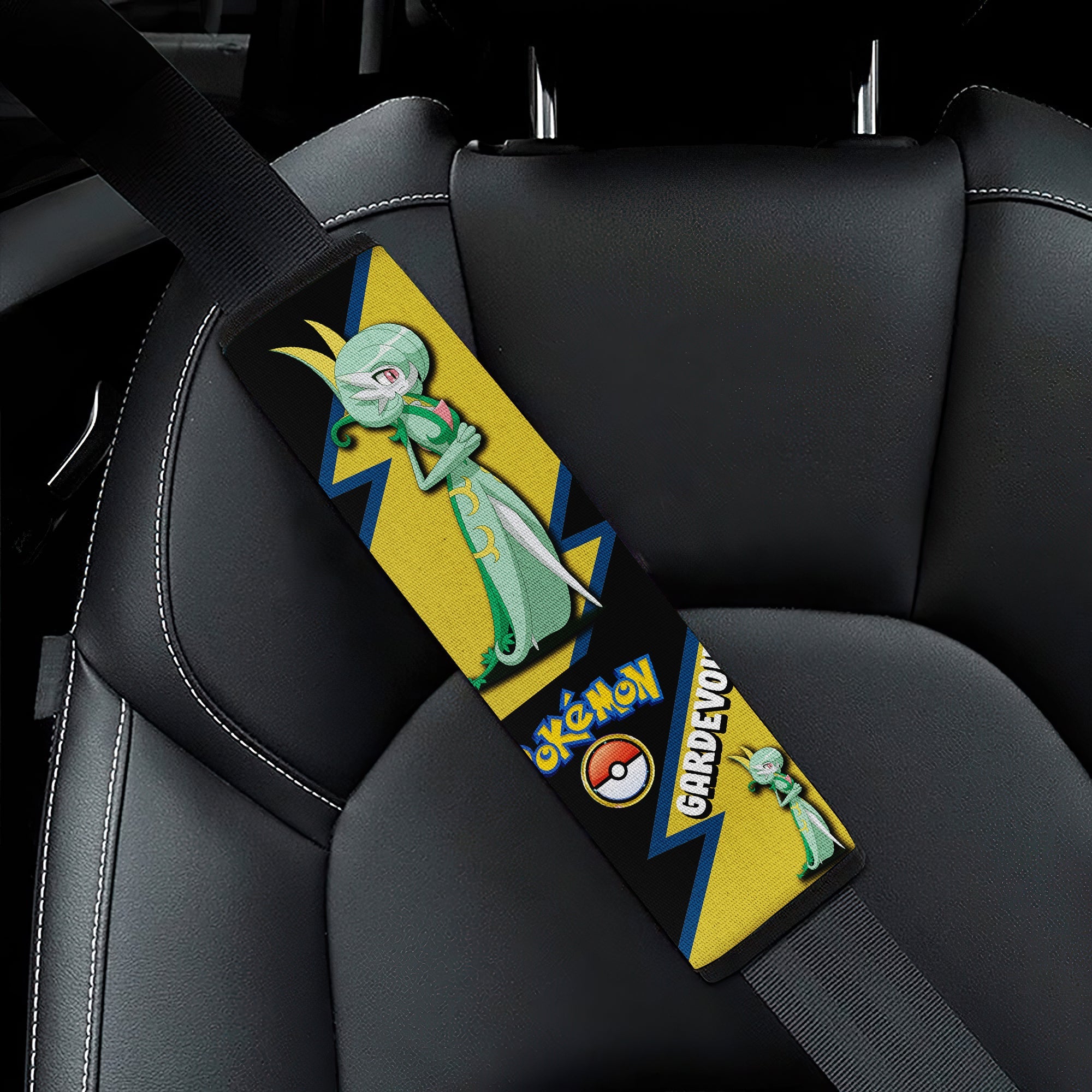 Gardevoir car seat belt covers Anime Pokemon Custom Car Accessories Nearkii