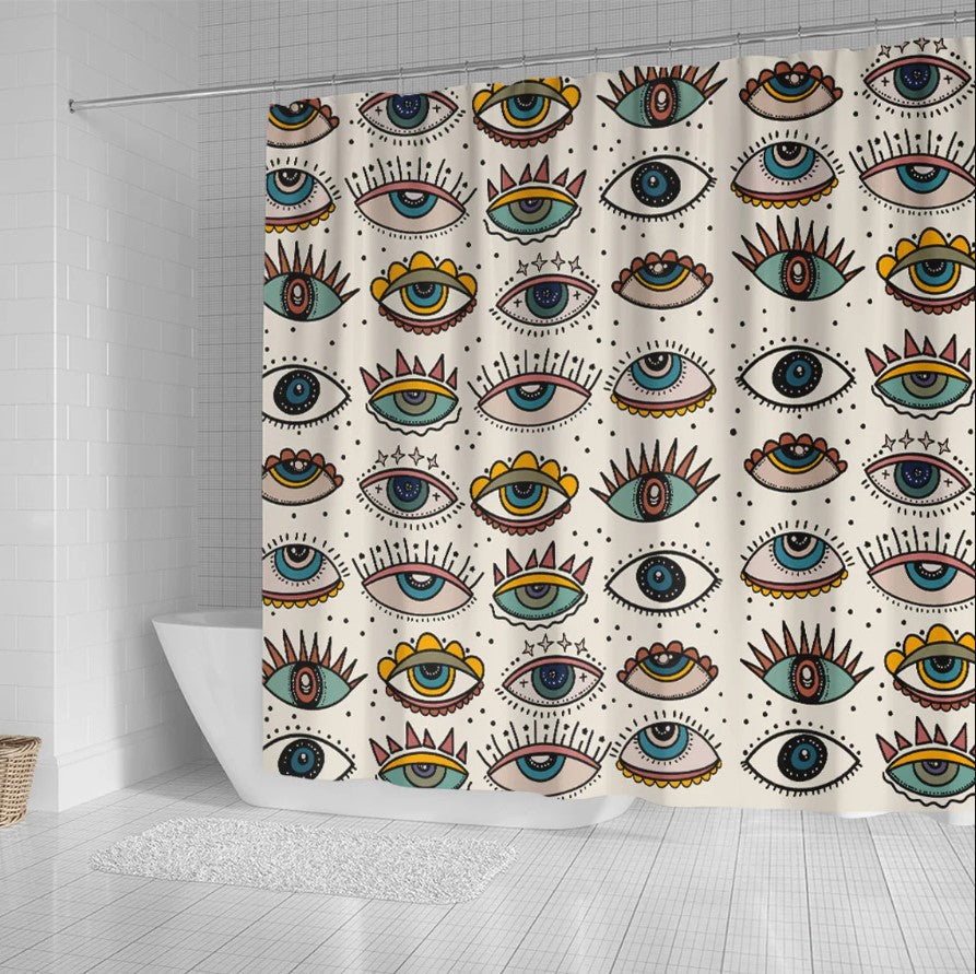 Mystical Eyes Shower Curtain