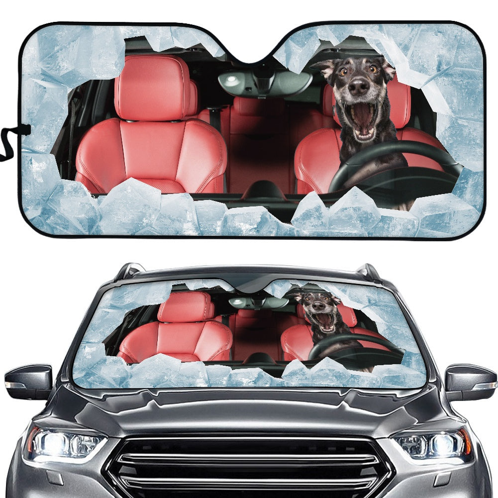 Ice Dog Car Auto Sunshades Nearkii