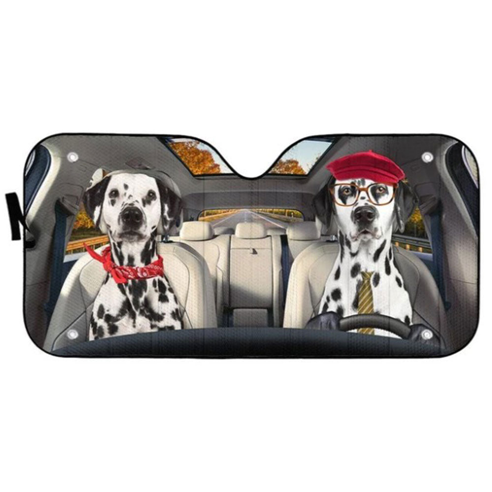 Dalmatian Dog Car Auto Sun Shades Windshield Accessories Decor Gift Nearkii