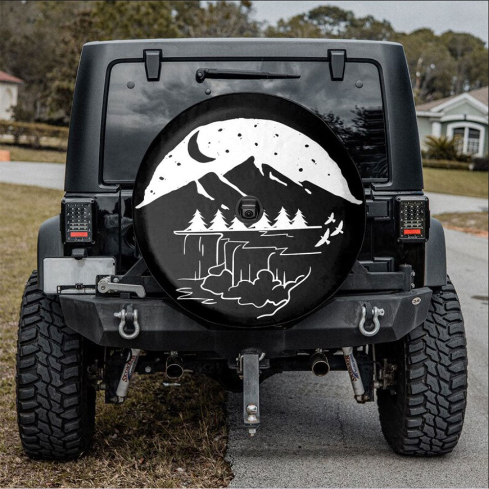 Moutains Are Calling Camping Truck Car Spare Tire Cover Gift For Campers Nearkii