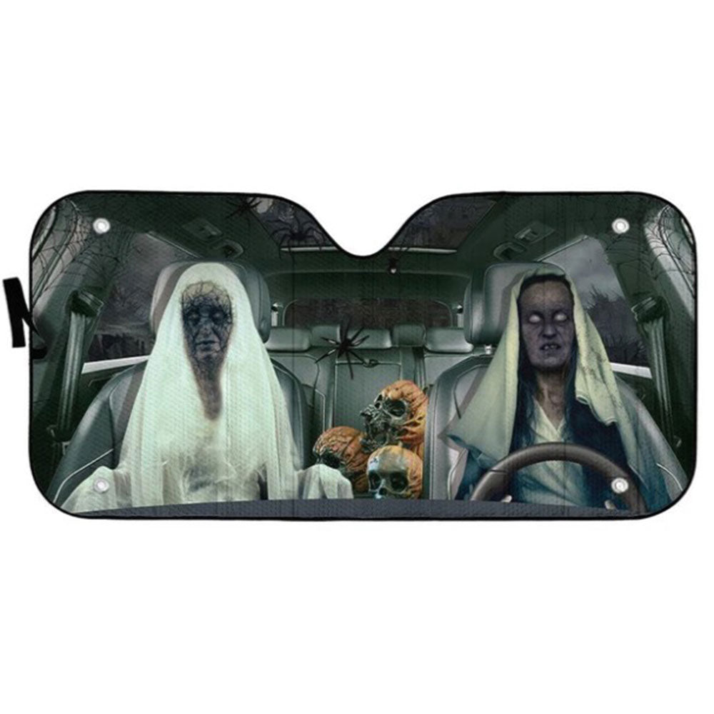 Halloween Ghost Custom Car Auto Sun Shades Windshield Accessories Decor Gift Nearkii