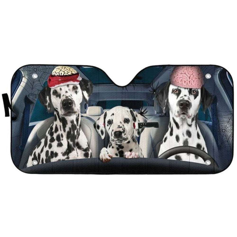 Halloween Dalmatian Family Custom Car Auto Sun Shades Windshield Accessories Decor Gift Nearkii