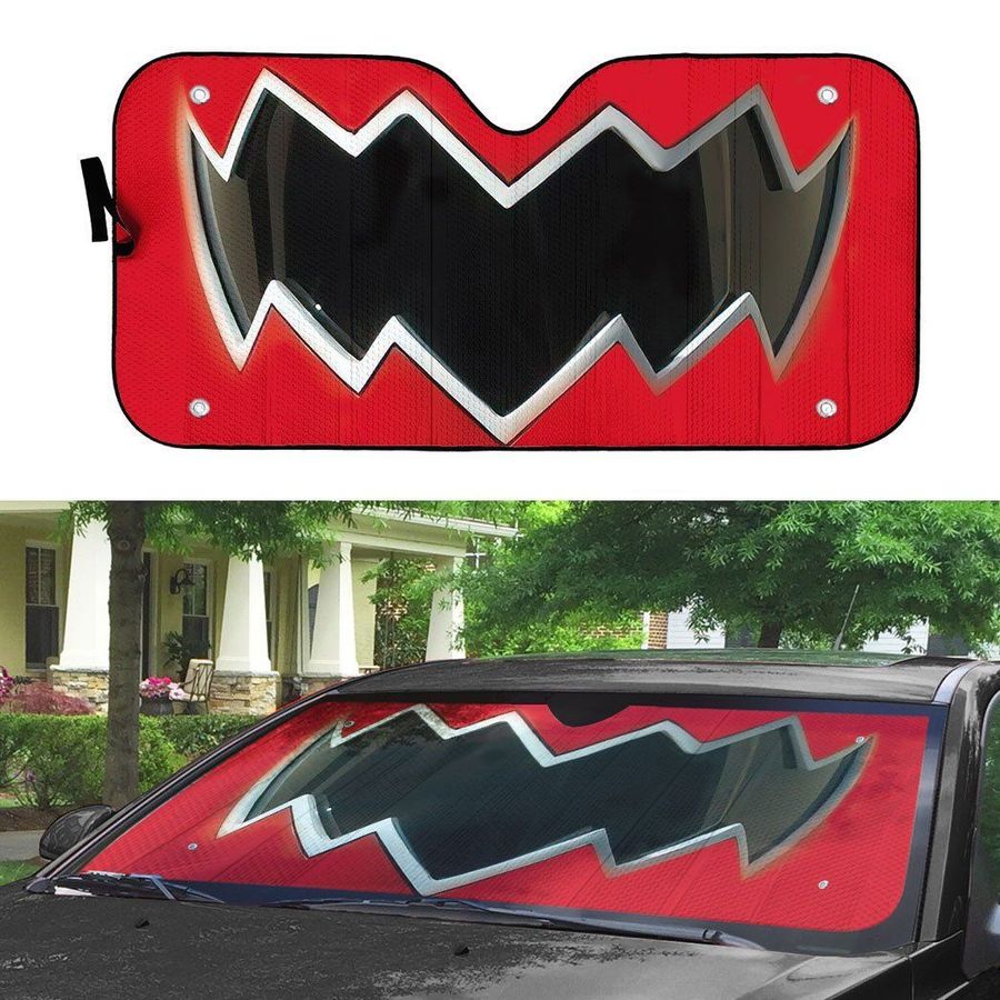 Power Rangers Dino Thunder Red Ranger Helmet Custom Car Windshield Accessories Decor Gift Nearkii