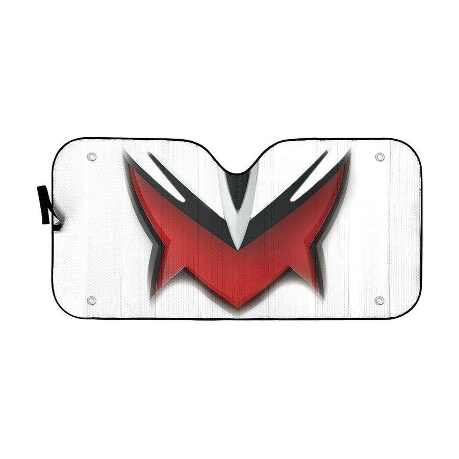 Power Rangers Dino Thunder White Ranger Helmet Custom Car Auto Sunshade Windshield Accessories Decor Gift Nearkii