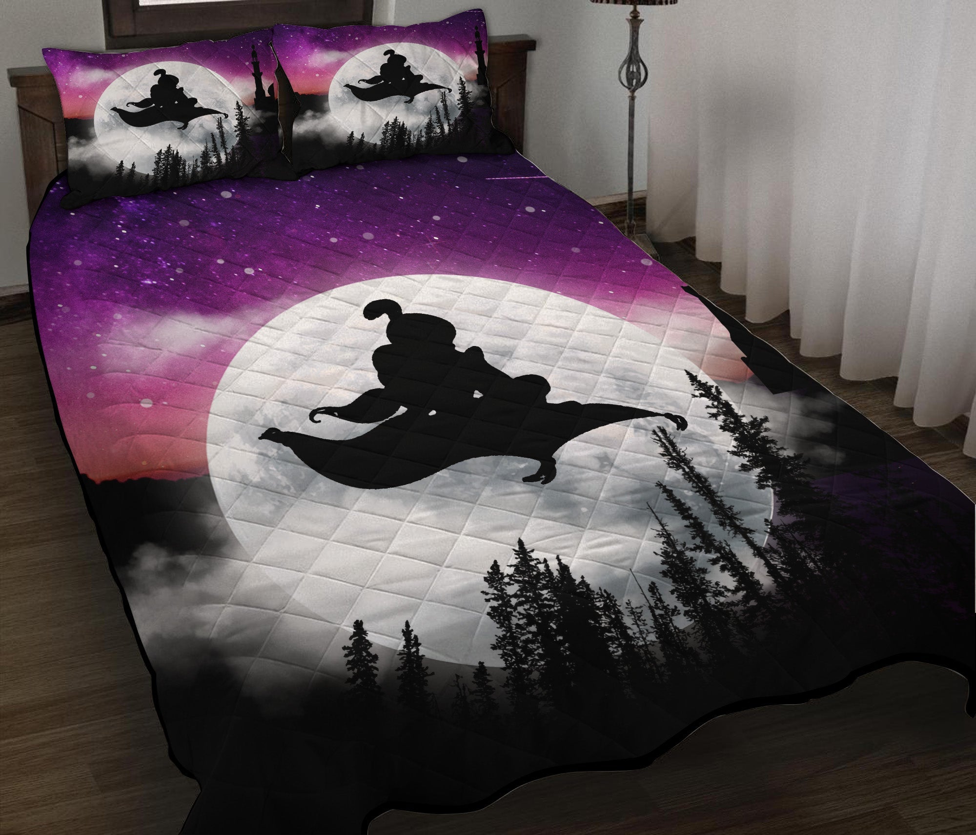 Aladin Moon Night Quilt Bed Sets Nearkii