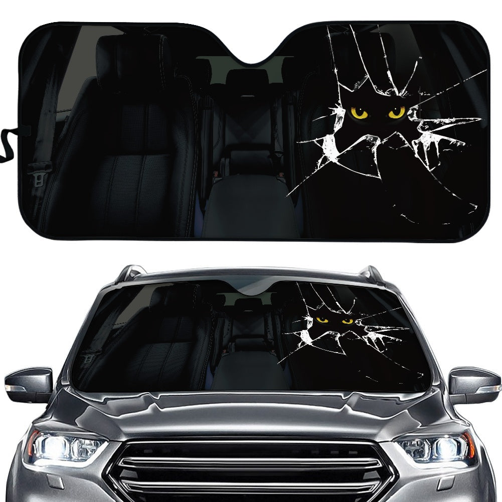 Mystery Cat Car Auto Sunshades Nearkii