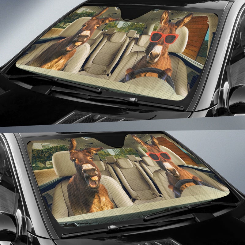 Driving Donkeys Car Auto Sunshades Nearkii