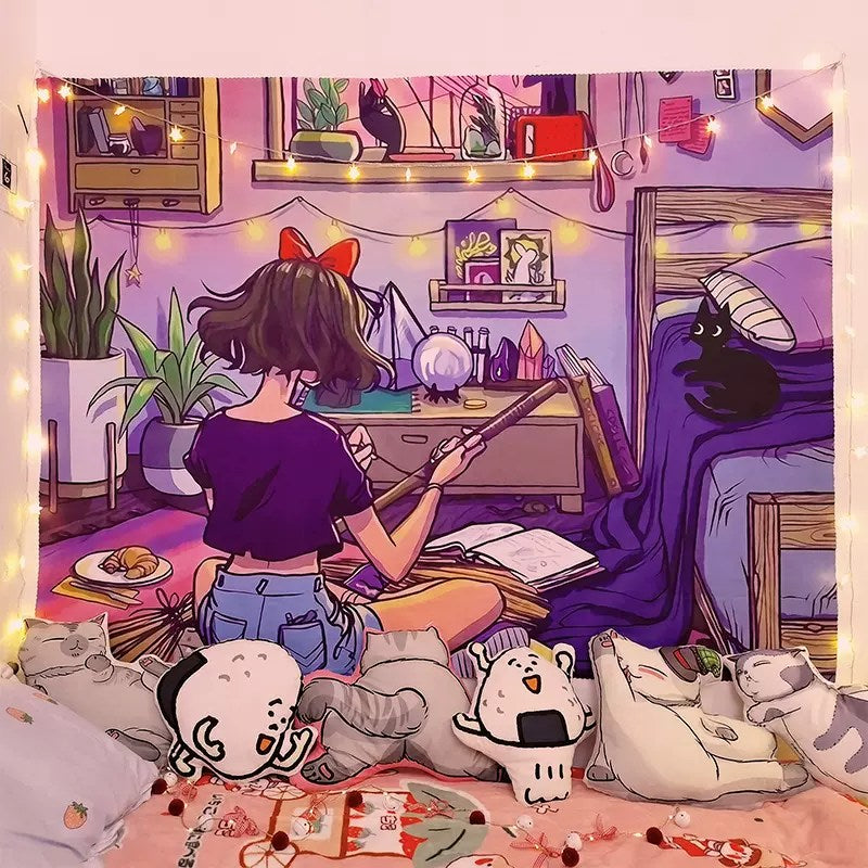 Kiki's Delivery Service Tapestry Room Decor Nearkii