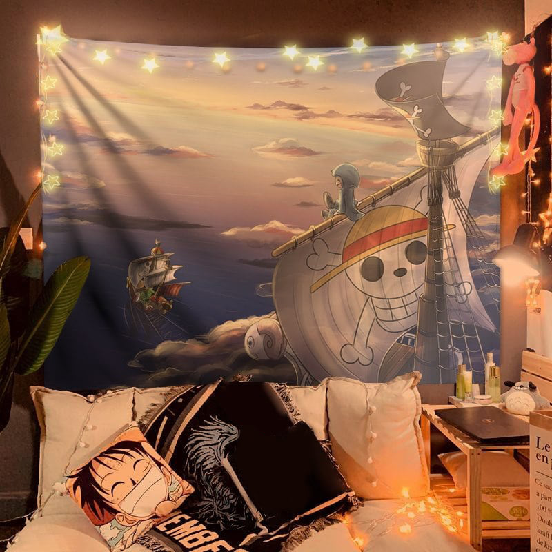 One Piece Flag Tapestry Room Decor Nearkii