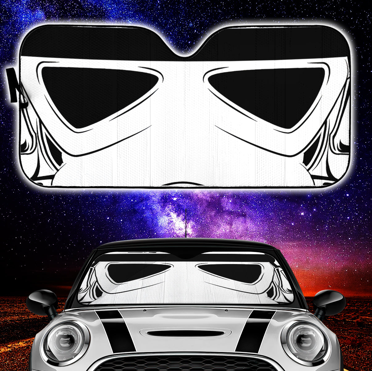 Stormtrooper Face Car Windshield Auto Sun Shades Nearkii