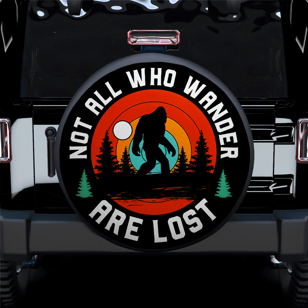 Bigfoot Wanda Lost Car Spare Tire Covers Gift For Campers Nearkii