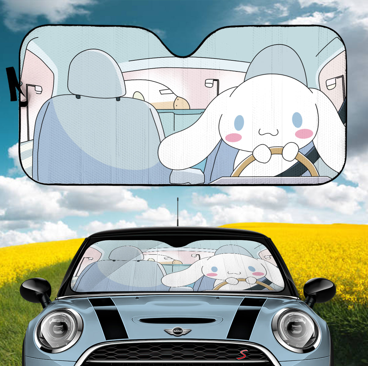 Cute Cinnamoroll Car Auto Sunshades Nearkii