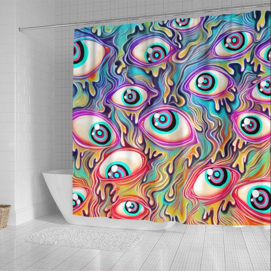 Mystical Eyes Shower Curtain