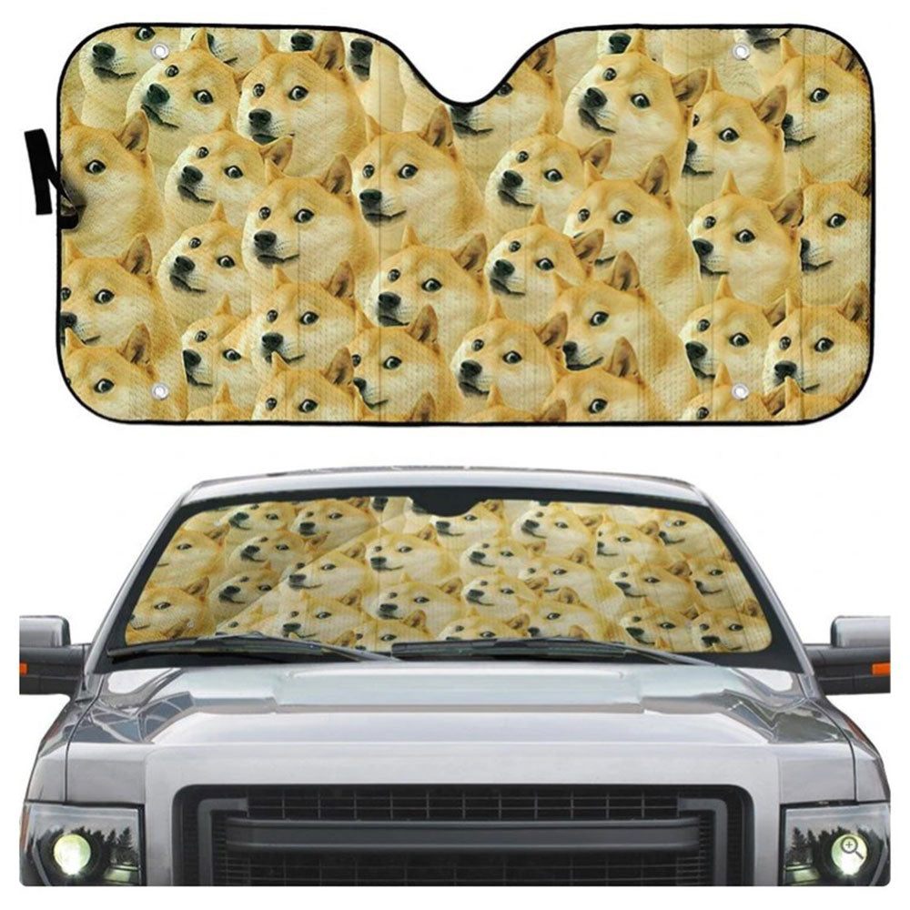 Doge Meme Custom Car Auto Sun Shades Windshield Accessories Decor Gift Nearkii