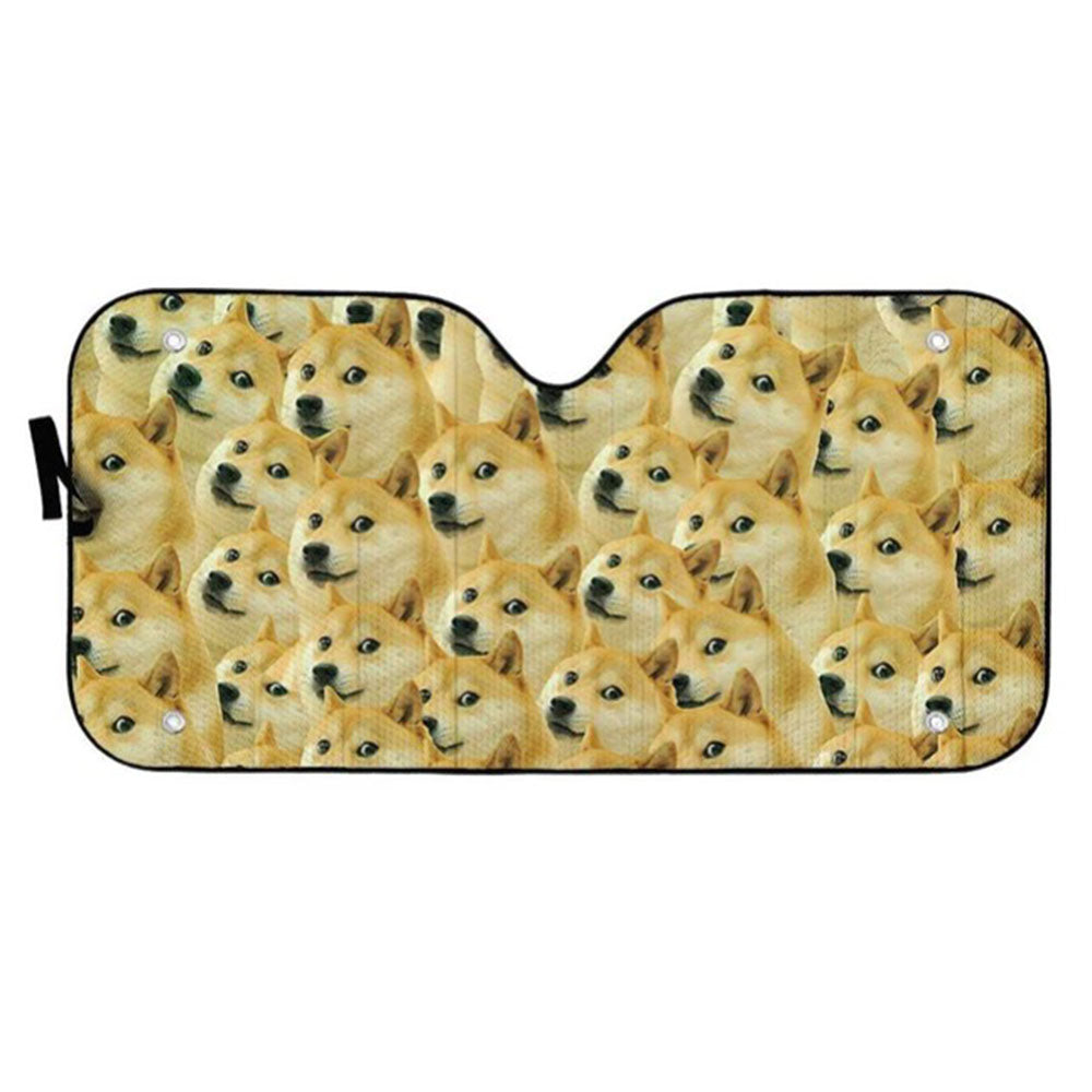 Doge Meme Custom Car Auto Sun Shades Windshield Accessories Decor Gift Nearkii