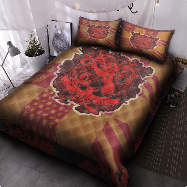 The Gryffindor Lion Harry Potter Quilt Bed Sets