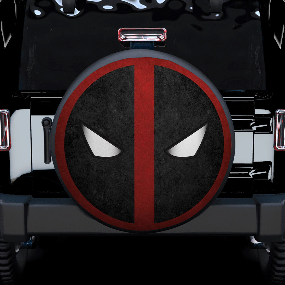 Deadpool Symbol Jeep Car Spare Tire Covers Gift For Campers Nearkii