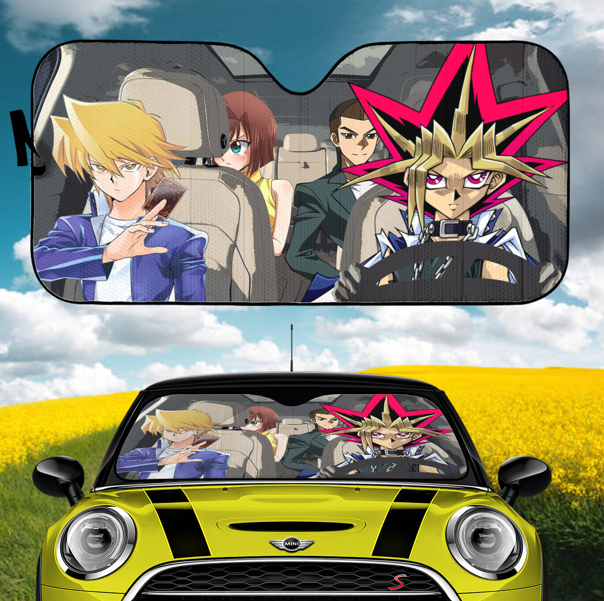 Yugi Joey Tristan Tea Yu Gi Oh Car Auto Sunshades Nearkii