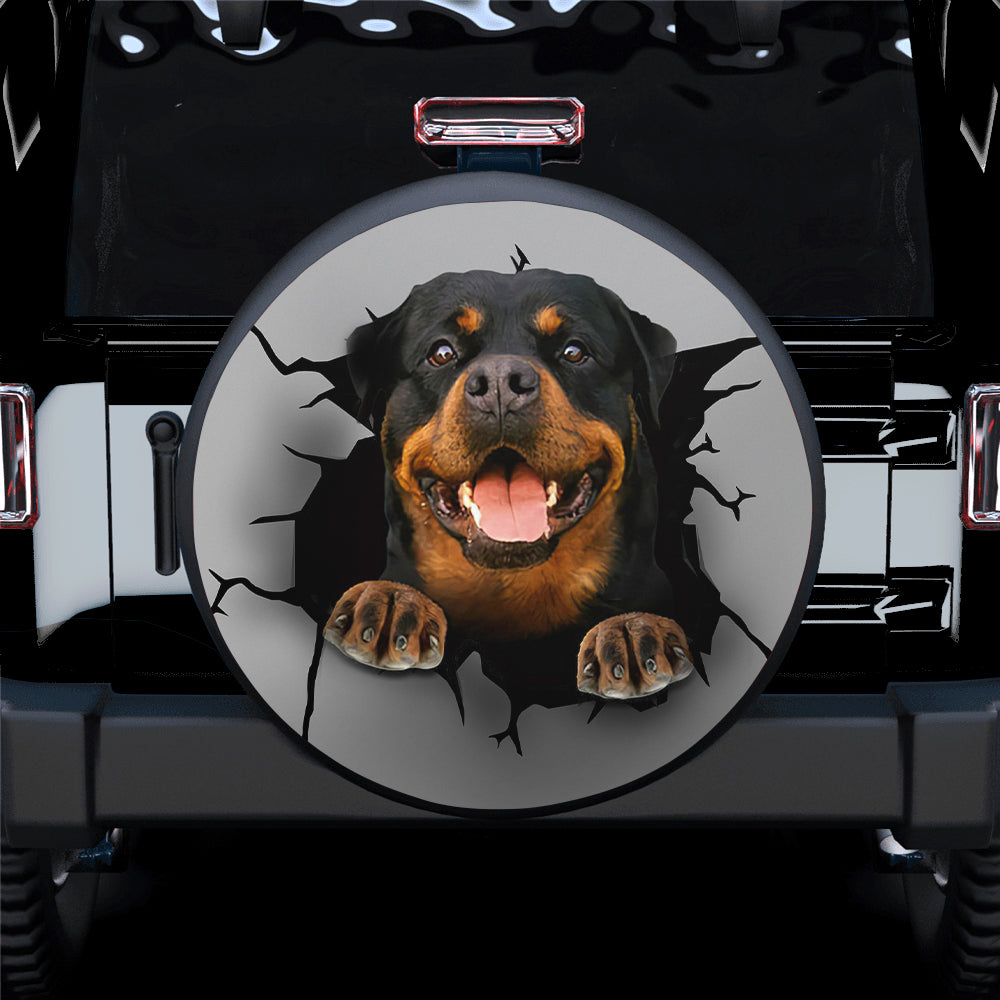 3D Dog Funny Spare Tire Covers Gift For Campers Nearkii