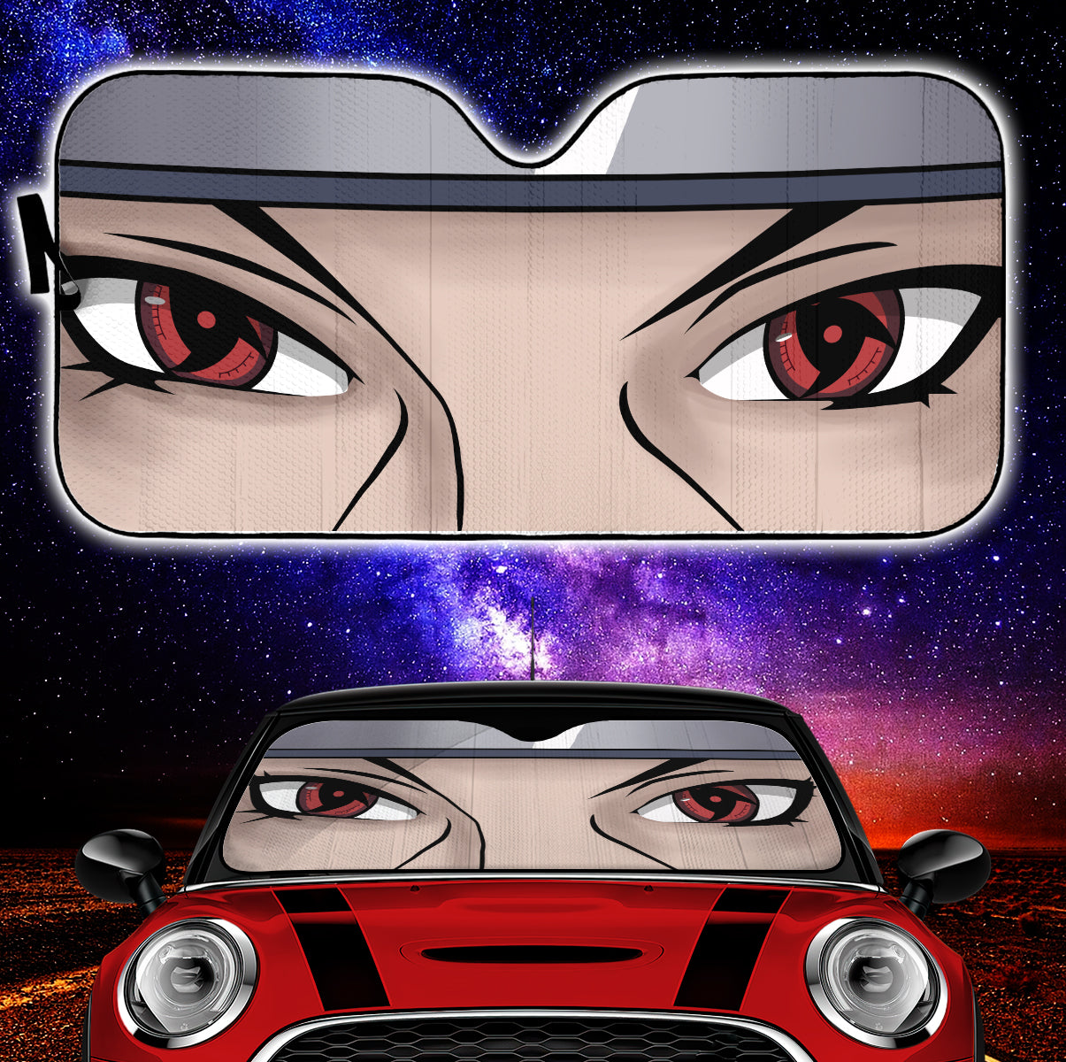 Itachi Naruto Auto Sun Shades Nearkii