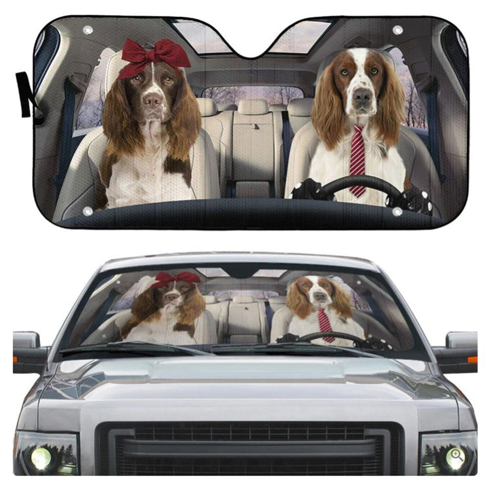 English Springer Spaniel Dog Car Auto Sun Shades Windshield Accessories Decor Gift Nearkii