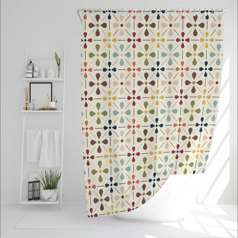 Geometric Shower Curtain