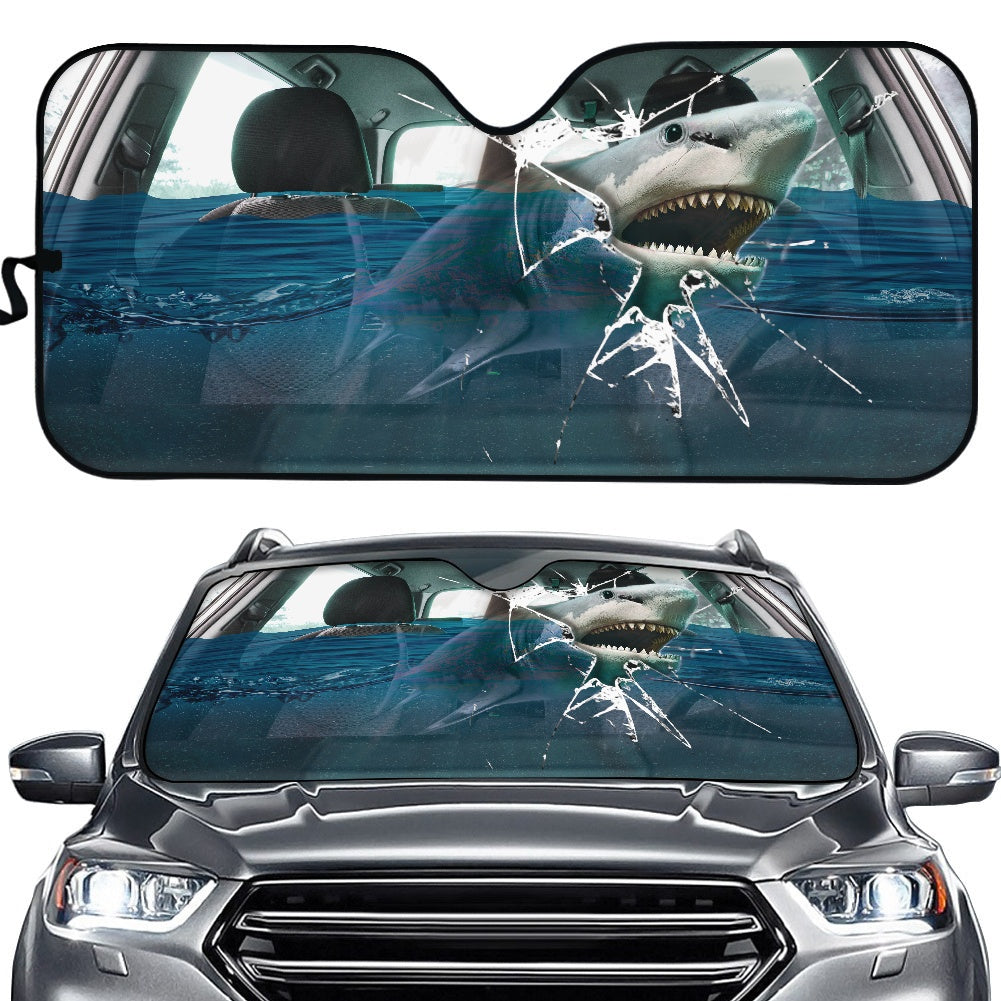 Custom Shark Car Auto Sunshades Nearkii