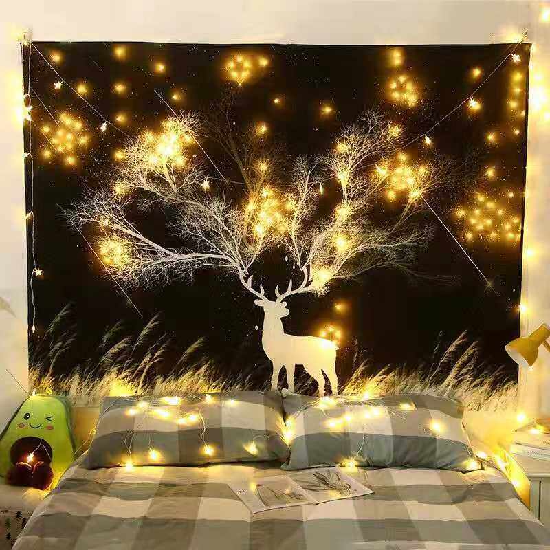 Deer Tree Tapestry Room Decor Nearkii