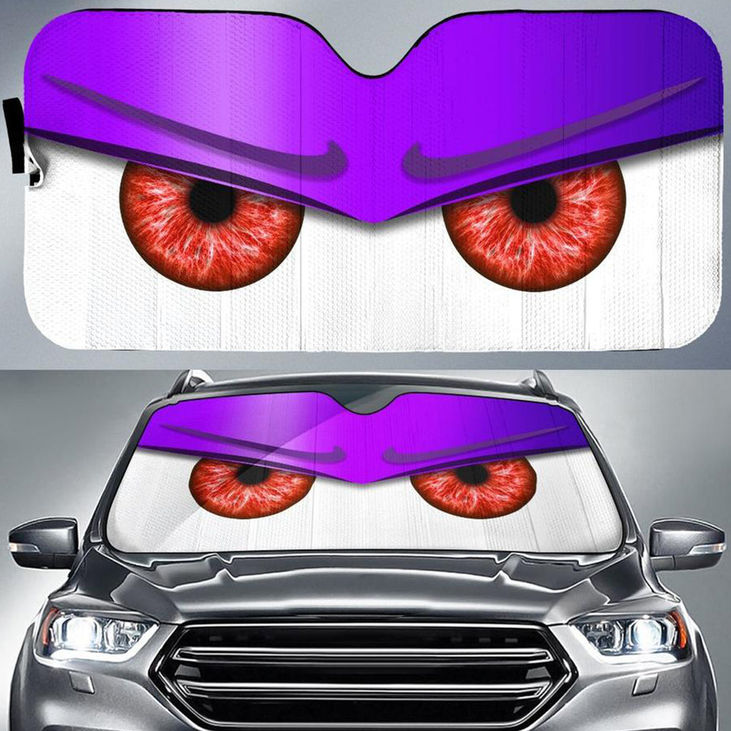 Purple Funny Angry Cartoon Eyes Car Auto Sun Shades Windshield Accessories Decor Gift Nearkii