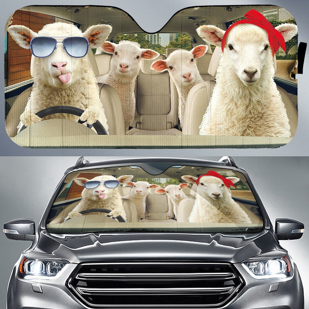 Driving Sheep Right Hand Drive Car Auto Sunshades Nearkii