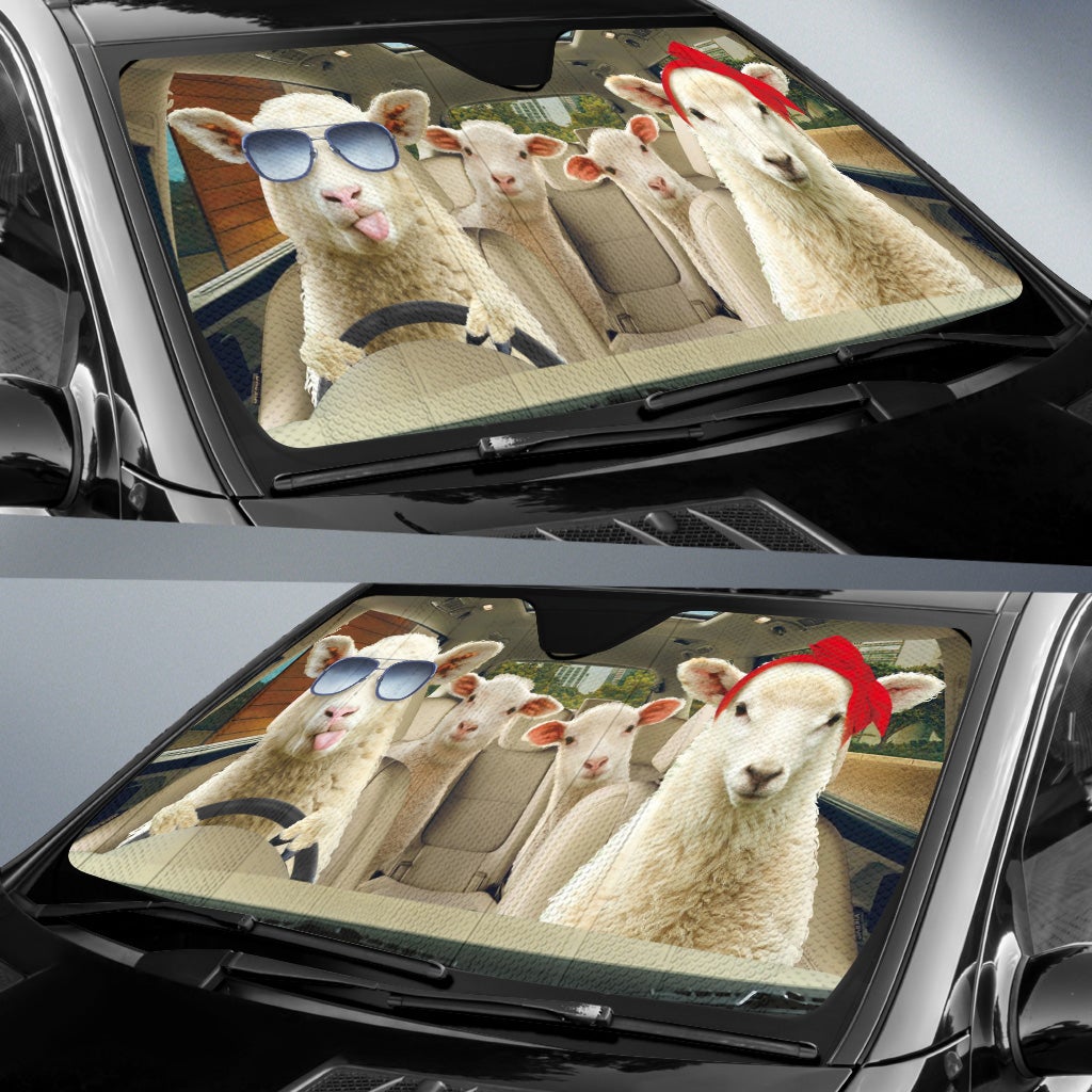 Driving Sheep Right Hand Drive Car Auto Sunshades Nearkii